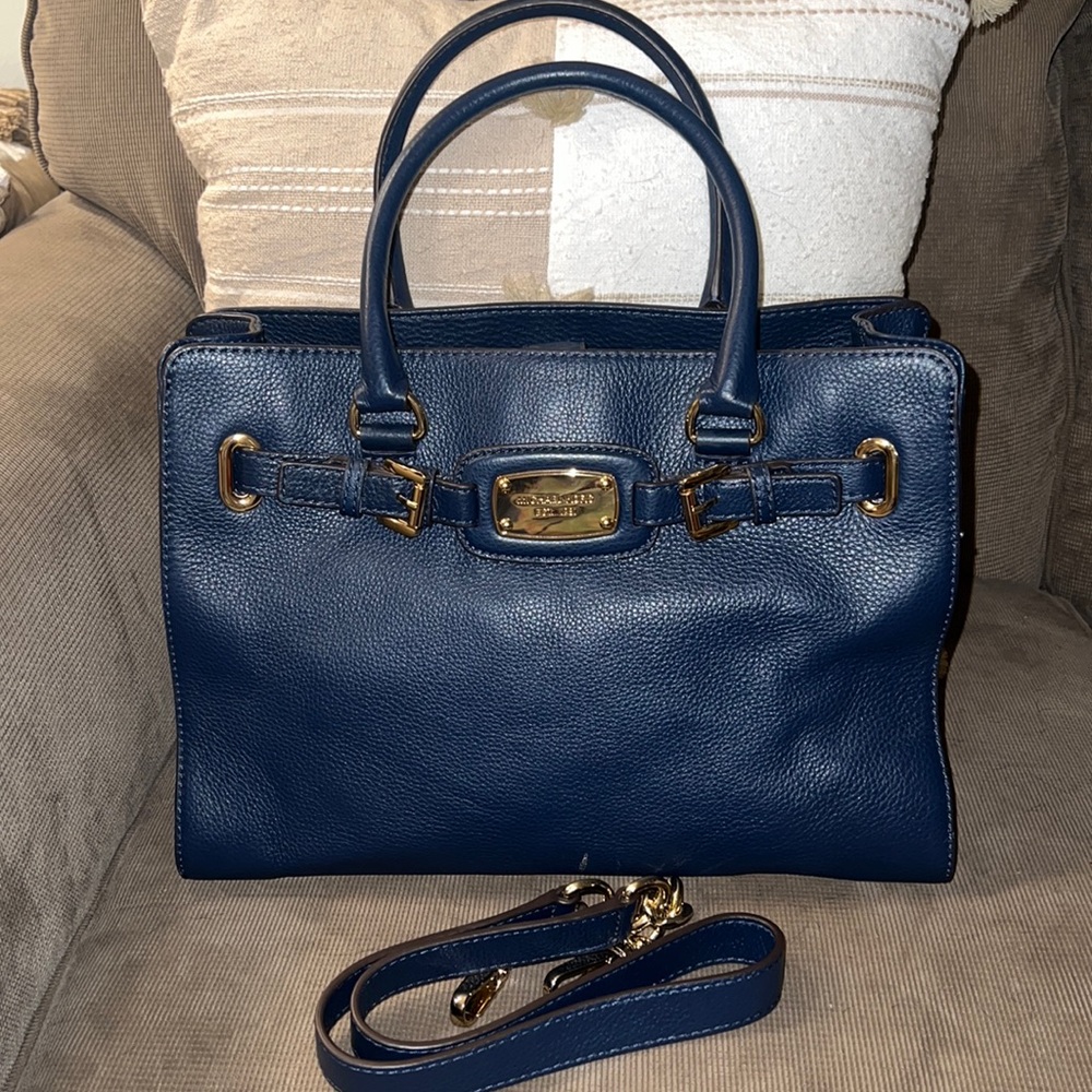 Michael Kors Navy Hamilton Tote